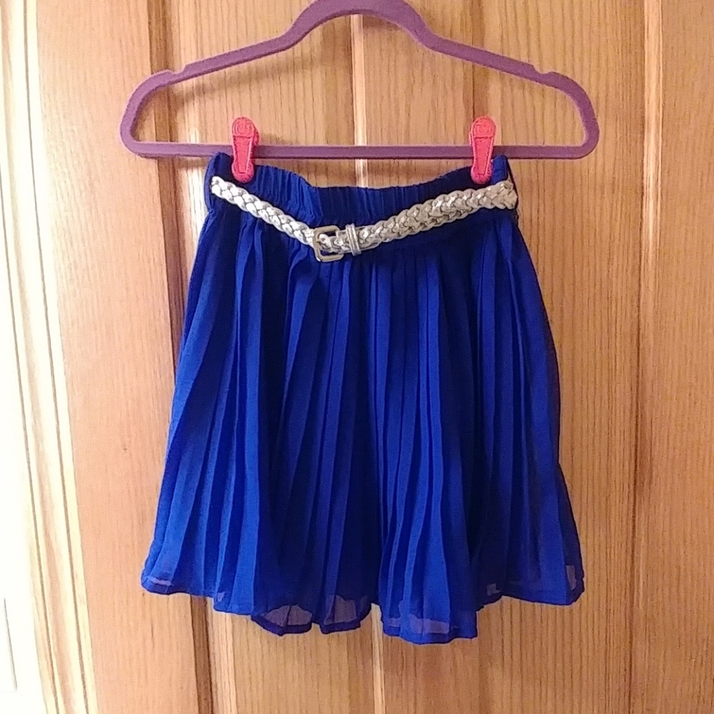 Blue skirt